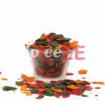Multi Coloured Almonds Sliced
